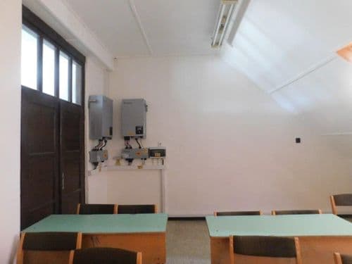 szerelékek a Táncsics Technikumban